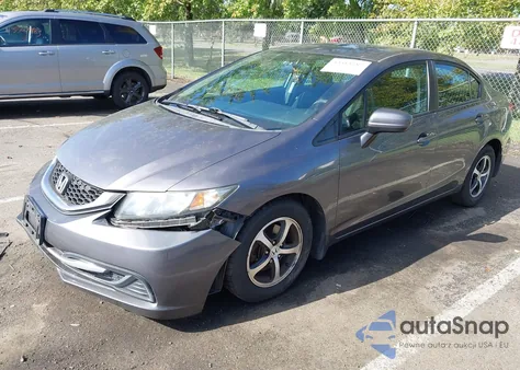 2015 Honda Civic Se z USA, uszkodzony, nr VIN 19XFB2F74FE240317